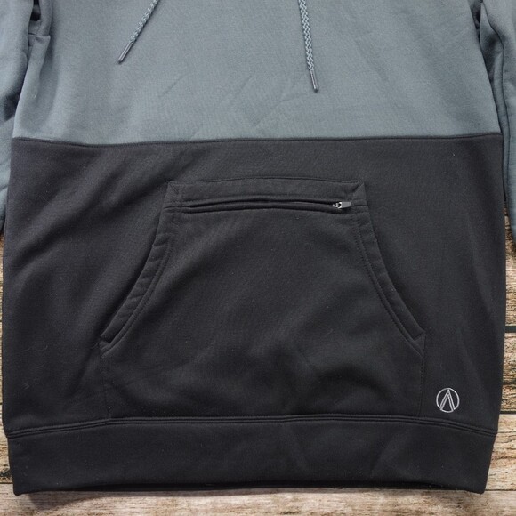 North & Acrux Men's Size Medium Two Tone Pullover Hoodie #1065 - Picture 4 of 7